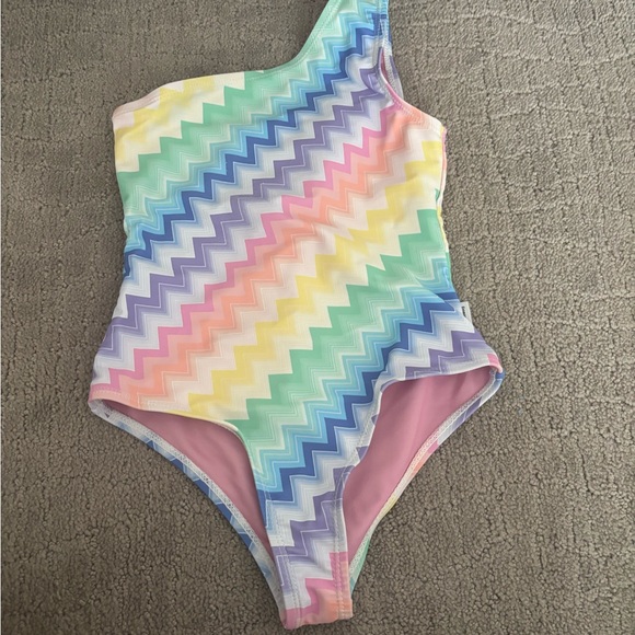 Limeapple Other - Limeapple Pastel Zigzag Swimsuit
